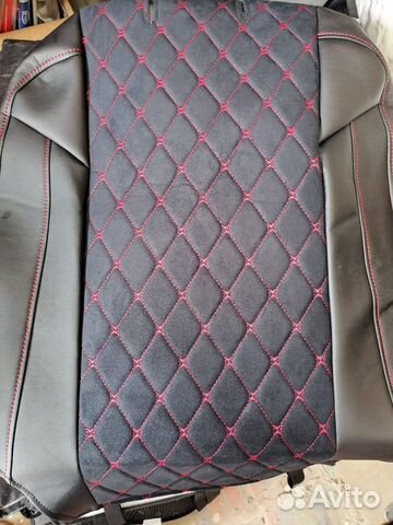 Чехлы на renault logan 1 с алькантарой