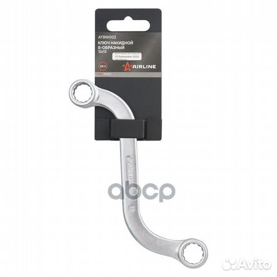 Ключ накидной S-образный 12х13 PRO atbw002 A