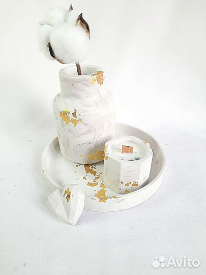 Подарок. Набор из высокопрочного гипса