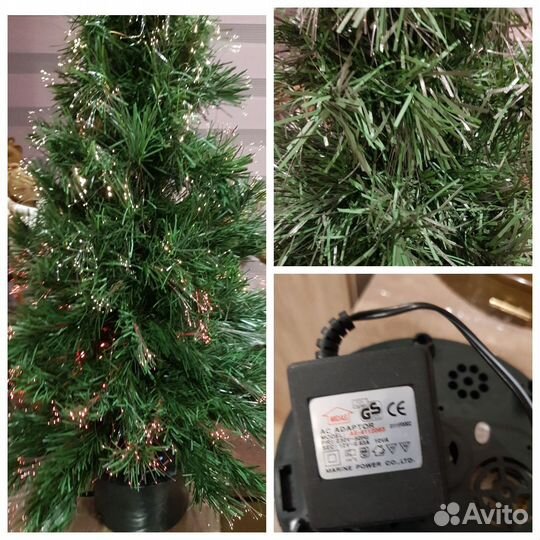 Елка искусственная светодиодная оптоволоконная