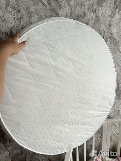 Матрас на круглую кроватку