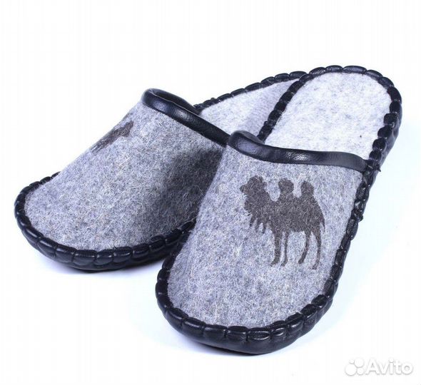 Тапочки монгольские из верблюжей шерсти