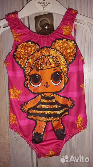 Купальник слитный новый