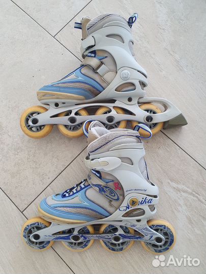 Роликовые коньки женские k2 Annika 80w размер 37