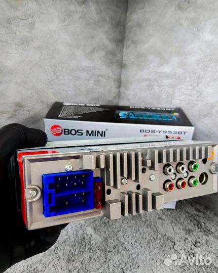 Магнитола 1din BOS-mini Bos-Y953BT с Bluetooth