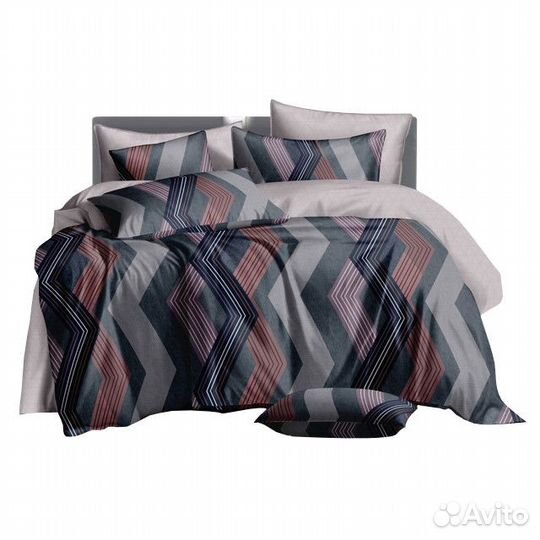 Постельное белье 1,5сп cottonika Unique сатин 2 на