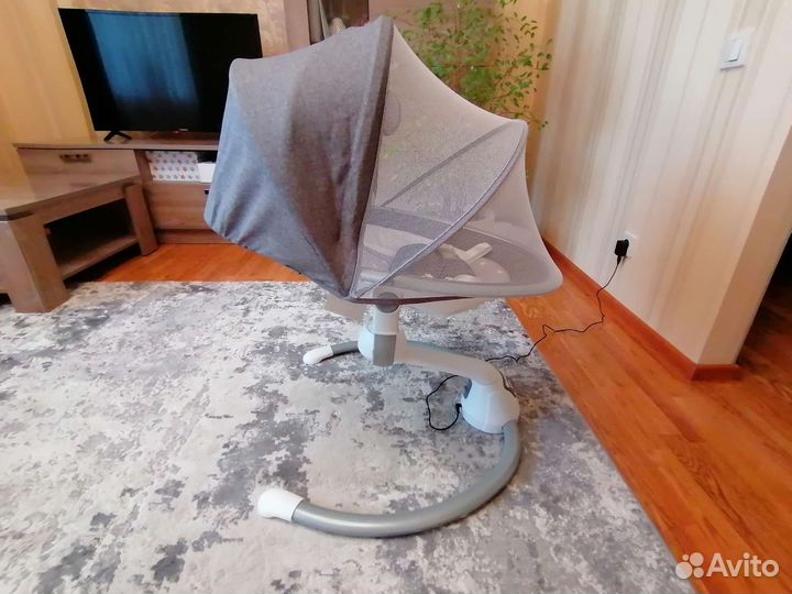 Качели шезлонг для новорожденных