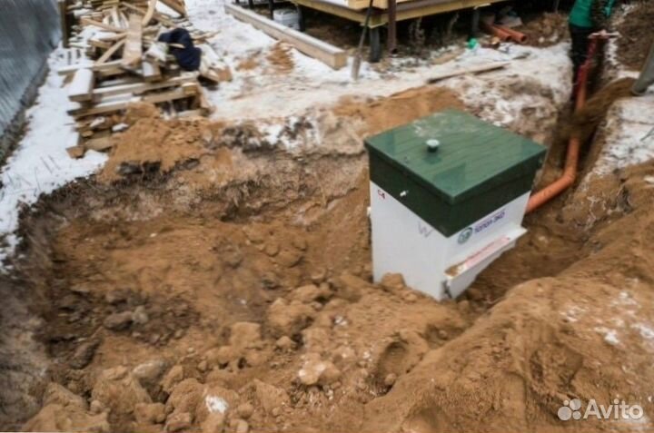 АВТОНОМНАЯ канализация для дачи монтаж за день