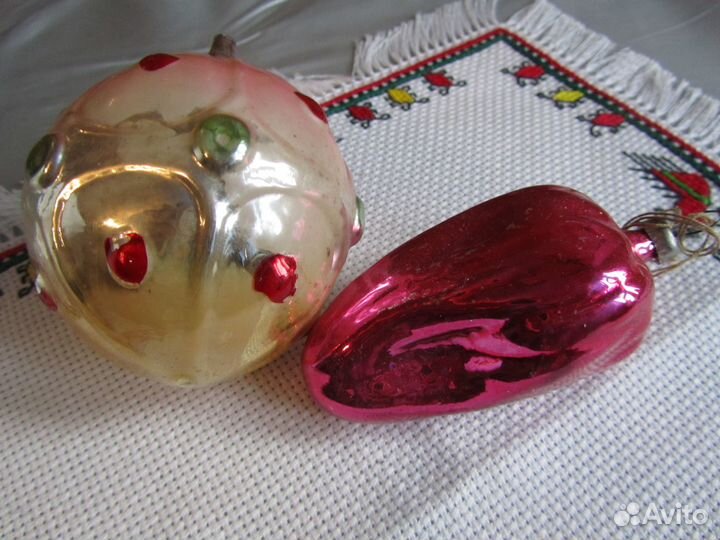 Елочные игрушки СССР. Винтаж