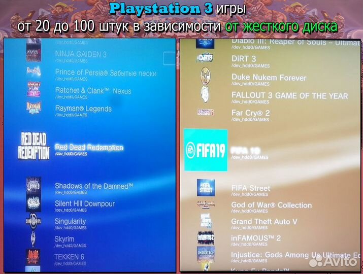 Прошитая PS3, Sony PlayStation 3, пс3, 50+ игр
