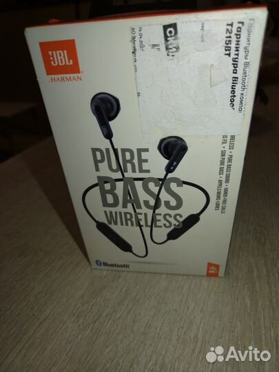 Беспроводные наушники jbl tune 215 BT