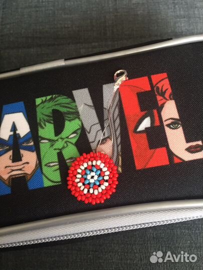 Щит капитана америки из бисера