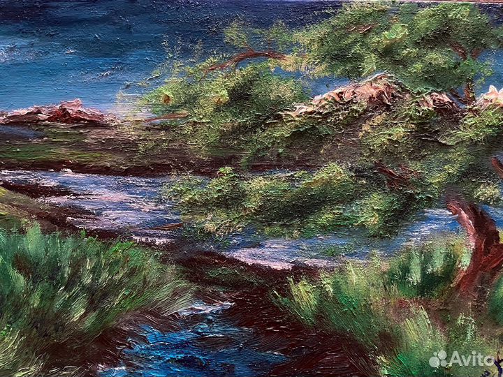 Картина маслом, пейзаж