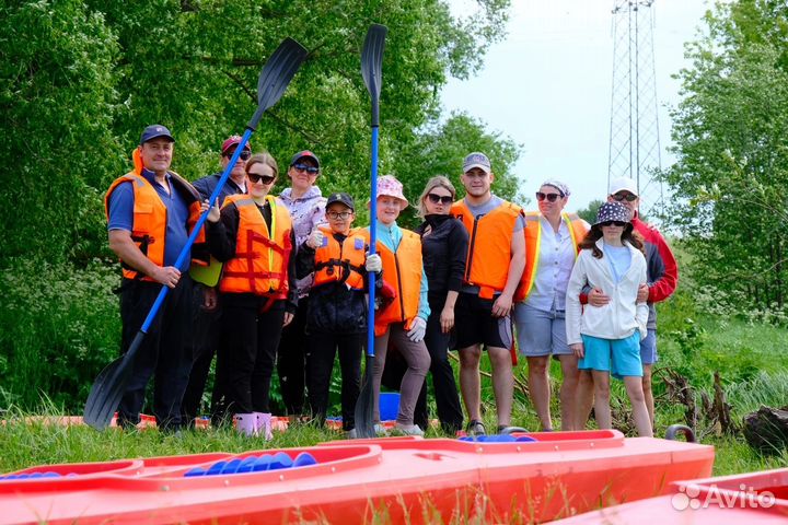 Сплавы по реке на байдарках / каяках
