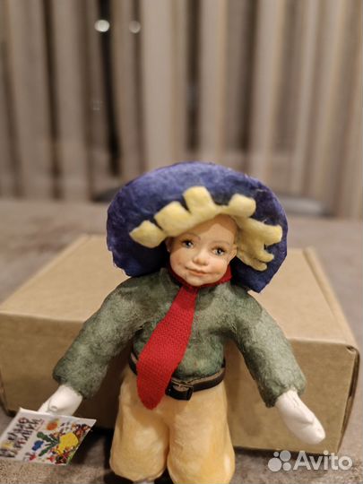 Ватные елочные игрушки