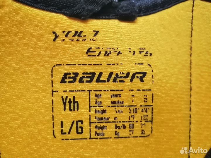 Панцырь Bauer хоккейный, дети Yth, размер L