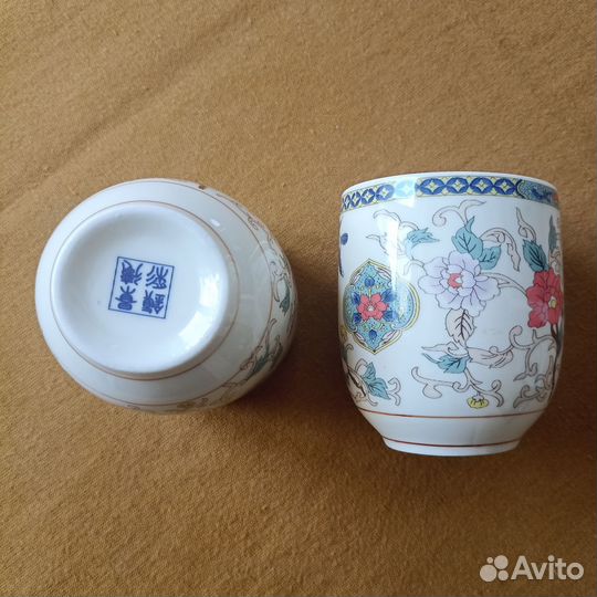 Два бокала с традиционным рисунком (Китай)