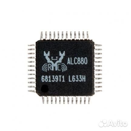 Аудиочип ALC880 QFP-48 с разбора ALC880, б/у