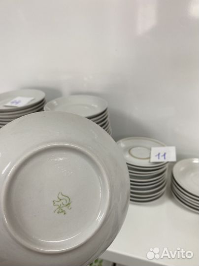 Блюдца фарфор СССР