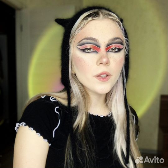 Шапка чепчик с ушками