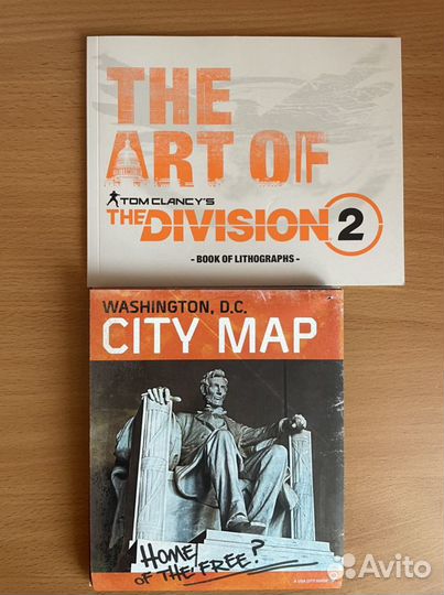 Tom clancy s the division 2 артбук и карта