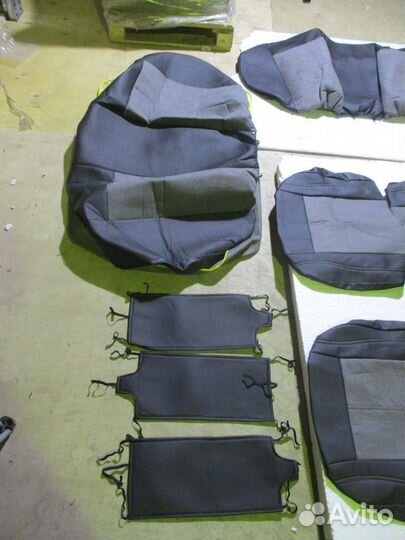 Чехлы сидений Hyundai Solaris 1 Kia Rio 3 Хэтчбек