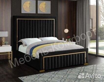 Дизайнерская двуспальная кровать для дома/ Хостела