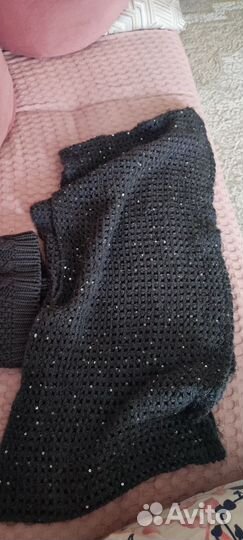 Шарф снуд и шапка