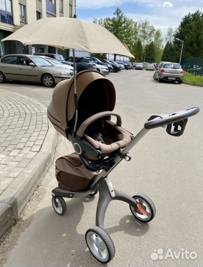 Коляска Stokke Xplory V4 (цвет бежевый)