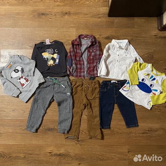Пакет вещей на мальчика фирменные 9-12 месяцев