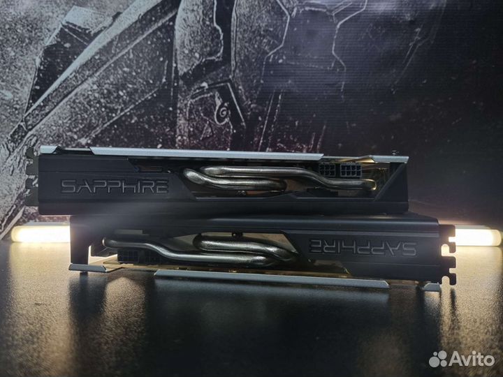Видеокарты RX580 8GB Sapphire nitro+