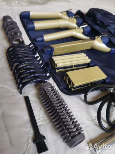 Плойка для волос philips, с насадками