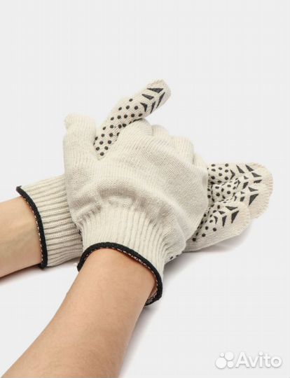 Перчатки рабочие, хб. (люкс)