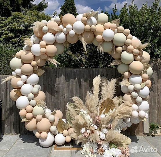 Оформление шарами Фотозона с шарами Воздушные шары