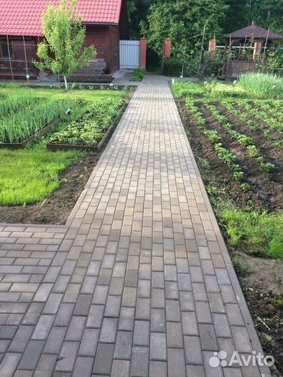 Укладка брусчатки