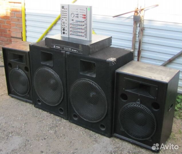 Колонки FA 2000W 4шт Pro D12-15