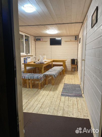 Баня на дровах с чаном