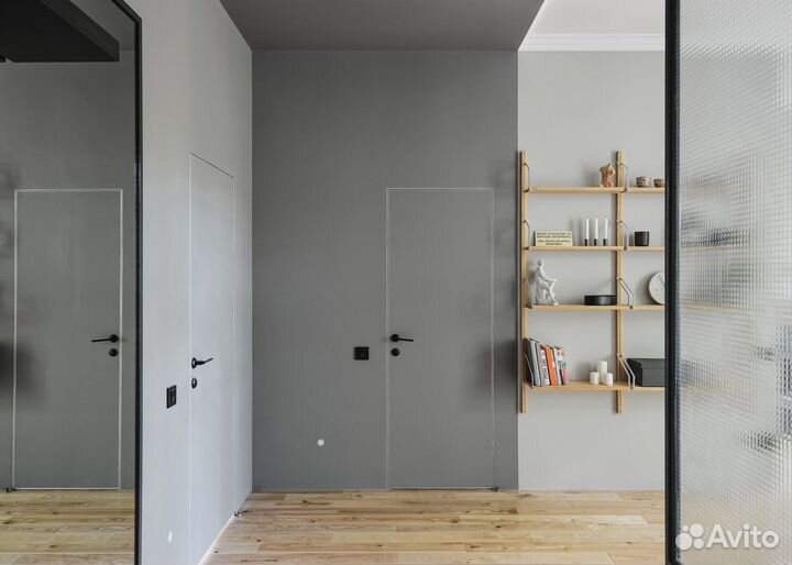 Скрытая дверь с коробкой