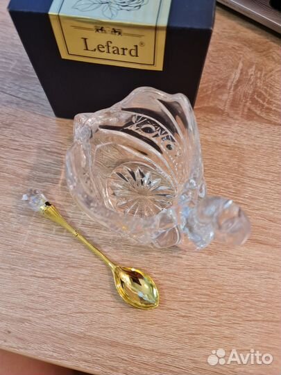 Хрустальная икорница