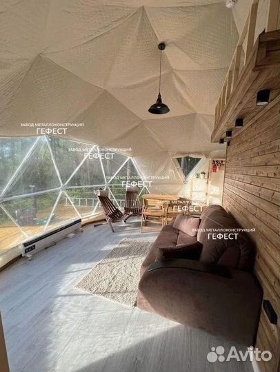 Сферический шатер для кафе и рестранов