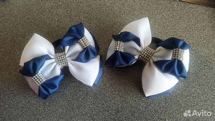 Бантики для волос ручной работы