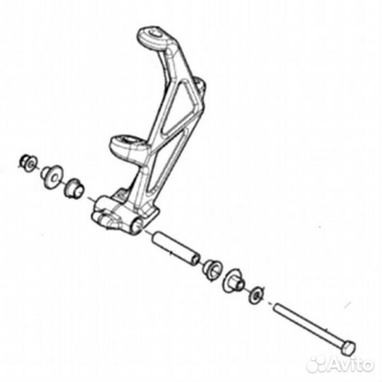 Комплект крепежа лыжи BRP SM-08351
