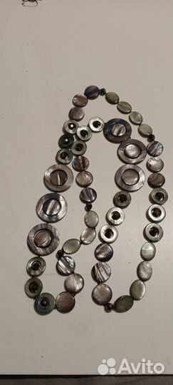 Бусы, бижутерия, из натуральных камней