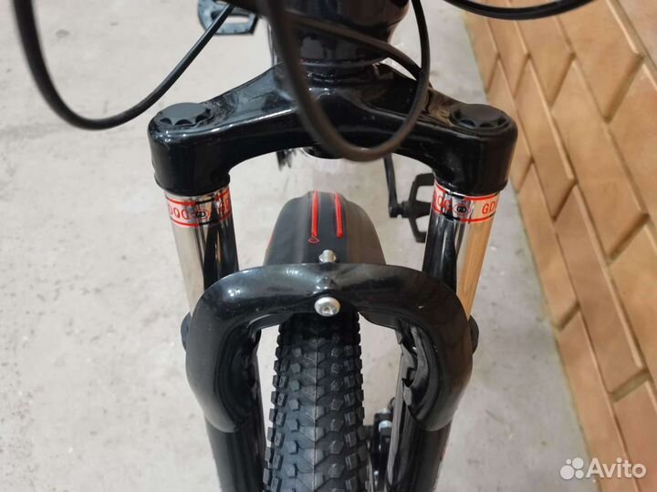 Велосипед скоростной, колёса 20 дюймов,чёрно-красн