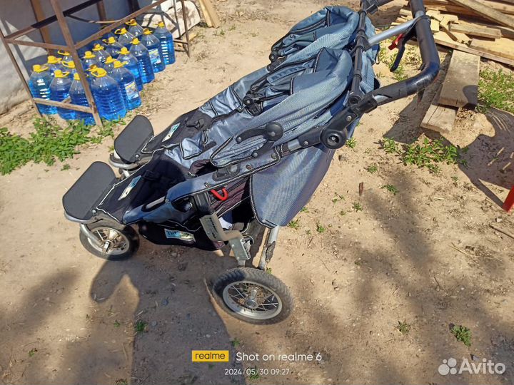 Коляска для двойни tfk 2в1