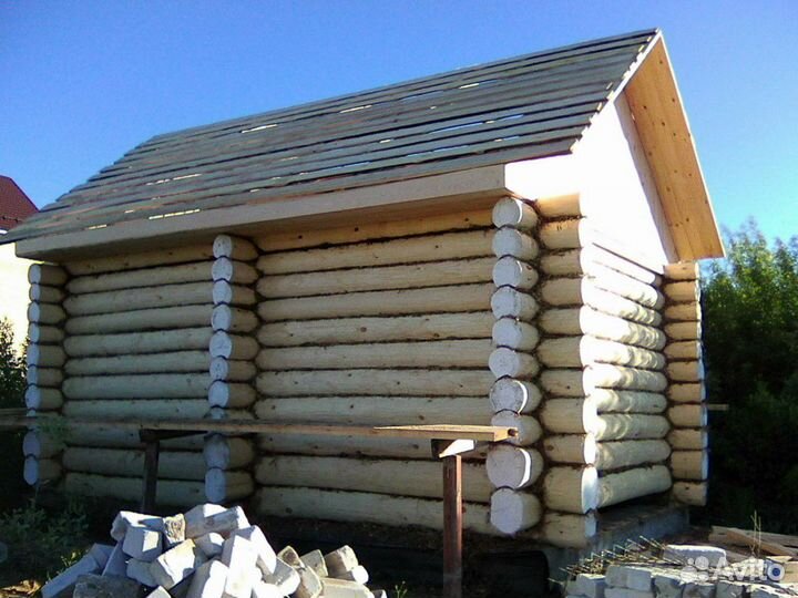 Срубы бань ручной работы из отборного зимнего леса