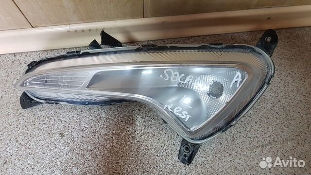 Левая противотуманная фара hyundai solaris 1 рест