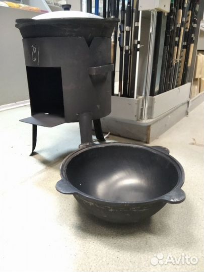 Казан чугунный 12л