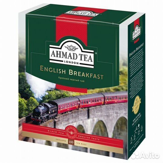Опт - Чай Ahmad English Breakfast 100пакетиков