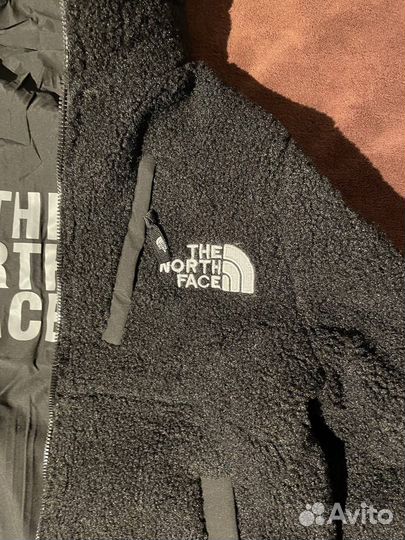 Куртка the north face барашек двусторонняя